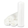 High-Density Trash Bags | Inteplast Group S334017N 33 gal. 17 microns 33 in. x 40 in. High-Density Interleaved Commercial Can Liners - Clear (25 Bags/Roll, 10 Rolls/Carton) image number 4