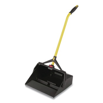 Rubbermaid Commercial 2018806 Maximizer 29 in. x 16.90 in. x 12 in. Wet/Dry Debris Pan with Hanger Bracket - Yellow