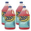 Soap Refills | Zep Professional R46124 1 gal. Bottle Antibacterial Hand Soap - Fragrance-Free (4/Carton) image number 1