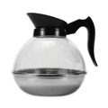 Decanters & Pitchers | Coffee Pro CPU12 12-Cup Unbreakable Stainless Steel/Polycarbonate Regular Coffee Decanter - Black image number 0
