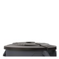 Waste Receptacle Lids | Suncast Commercial TCU32GLIDD Utility Trash Can Lid for 32 gal Trash Can, 22.22-in Diameter x 3-in, Black image number 3