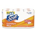 Toilet Tissues | Scott 57098 ComfortPlus 1-Ply Septic-Safe Toilet Paper Mega Rolls - White (12/Carton) image number 1