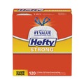 Drawstring & Kitchen Bags | Hefty E8-4562 13 Gallon 23.75 in. x 27 in. Strong Tall Kitchen Drawstring Bags - White (360/Carton) image number 0