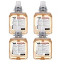 Soap Refills | GOJO Industries 5162-04 1250 mL Refill Luxury Foam Antibacterial Handwash - Fresh Fruit (4/Carton) image number 0