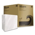 Dinner Napkins | Boardwalk BWK1616NAPW 1-Ply 16 in. x 16 in. Dinner Napkins - White (250/Pack, 12 Packs/Carton) image number 0