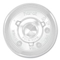 Cup Lids | Karat C-KCL90 12 oz. to 22 oz. Cold Cups Flat PET Plastic Lids - Clear (1000/Carton) image number 1