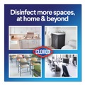 Cleaning Cloths & Wipes | Clorox 01593 7 in. x 8 in. 1-Ply Bleach Free Disinfecting Wipes - Fresh Scent, White (12 Canisters/Carton) image number 10