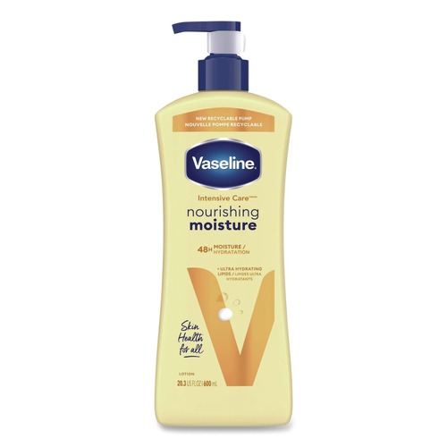 Lotions | Vaseline 07900EA Intensive Care 20.3 oz. Pump Bottle Essential Healing Body Lotion image number 0