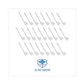 Toilet Brushes | Boardwalk 528121 2 in. Cone Toilet Bowl Mop with 10 in. Handle - White (25/Carton) image number 2
