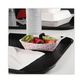 Food Containers & Lids | Boardwalk BWK30LAG100 1 lbs. Capacity Paper Food Baskets - Red/White (1000/Carton) image number 5