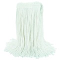 Mop Heads | Boardwalk BWK2020RCT #20 Cut-End Rayon Wet Mop Head - White (12/Carton) image number 1