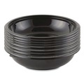 Food Containers & Lids | Anchor 4548432 32 oz. 8-1/2 in. x 2.14 in. Plastic Diameter Crystal Classics Bowl - Black (300/Carton) image number 0