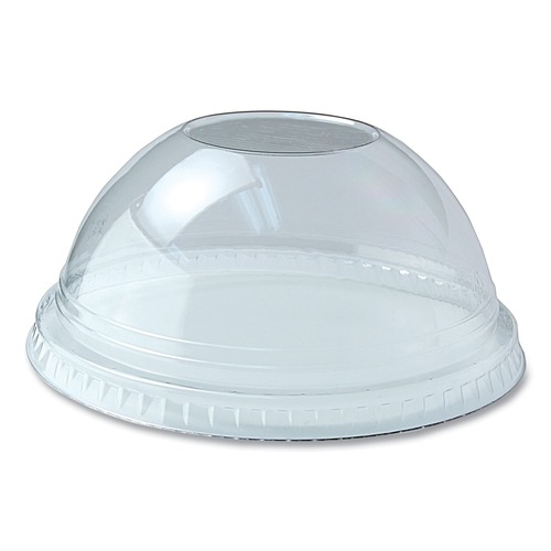 Cup Lids | Fabri-Kal 000000000009508058 Kal-Clear/Nexclear Drink Cup Lids, Fits 5 oz to 24 oz Cups - Clear (1,000/Carton) image number 0