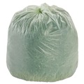 Repro Trash Bags | Stout by Envision E3348E85 32 Gallon 0.85 mil 33 in. x 48 in. EcoSafe-6400 Bags - Green (50/Box) image number 4