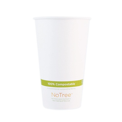 Cups | World Centric CUSU20 20 oz. NoTree Paper Hot Cups - Natural (1000/Carton) image number 0