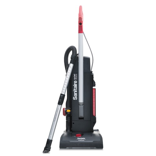Vacuums | Sanitaire SC9180D 110V 13 in. Cleaning Path MULTI-SURFACE QuietClean Two-Motor Upright Vacuum - Black image number 0