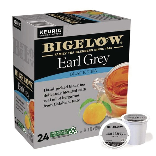 Coffee - Caffeinated | Bigelow 5000363675 Tea K-Cup Pack - Earl Grey (24/Box) image number 0