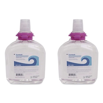 SOAP REFILLS | Boardwalk 5665-02-GCE00LP 1200 mL Green Certified Foam Soap Refill - Unscented (2/Carton)