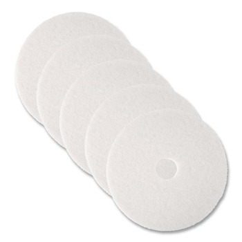 3M 3300-20 20 in. Diameter Ultra High-Speed Natural Blend Floor Burnishing Pads 3300 - White (5/Carton)