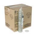 Souffle & Portion Cups | Pactiv Corp. YLS2FR Plastic Portion Cup Lid Fits 1.5 oz to 2.5 oz Portion Cups - Clear (2400/Carton) image number 3
