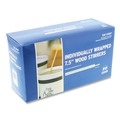 Perforated Roll & Hand Towels | AmerCareRoyal R825W 7.5 in. Wrapped Wood Coffee Stirrers (5000/Carton) image number 3