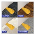 Doorstops | Master Caster 00966 Giant Foot 3.5 in. W x 6.75 in. D x 2 in. H No-Slip Rubber Wedge Doorstop - Safety Yellow image number 6