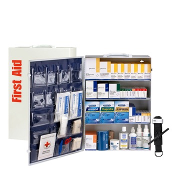 First Aid Only 91341 1,462-Piece 150 Person ANSI B 4 Shelf Cabinet