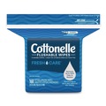 Hand Sanitizing Wipes | Cottonelle 41777 5 in. x 7.25 in. 1-Ply Fresh Care Flushable Cleansing Cloths - White (8/Carton) image number 1