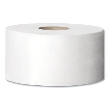 Tork 12024402 Advanced 3.48 in. x 751 ft. 2-Ply Septic Safe Mini-Jumbo Roll Bath Tissue - White (12/Carton)