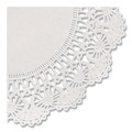 Doilies | Hoffmaster 500238 10 in. Cambridge Round Lace Doilies - White (1000/Carton) image number 2