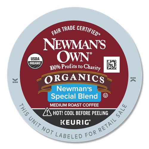 Coffee - Caffeinated | Newman's Own Organics 5000373975 Coffee K-Cups - Special Blend (96/Carton) image number 0