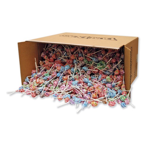 Candy, Gum & Mints | Spangler 534 Individually Wrapped Dum-Dum-Pops - Assorted Flavors (1800/Carton) image number 0