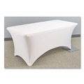 Table Covers & Skirts | Iceberg 16523 iGear 30 in. x 72 in. Polyester Fabric Table Cover - White image number 5