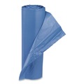 High-Density Trash Bags | Inteplast Group BRS304314BL 33 Gallon 14 mic 30 in. x 43 in. Interleaved Roll High-Density Commercial Can Liners - Blue (250/Carton) image number 1