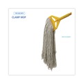 Mop Heads | Boardwalk BWK232C 32 oz. Cotton Fiber Premium Standard Head - White (12/Carton) image number 5