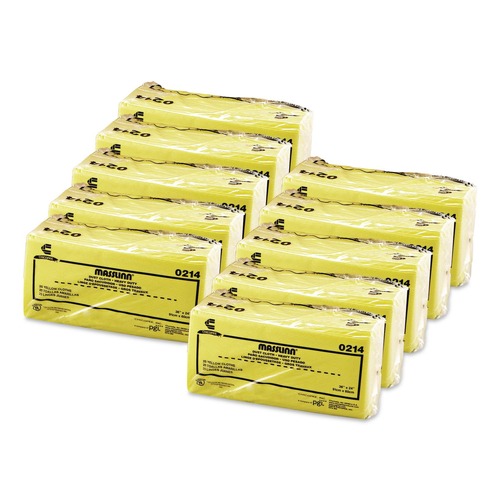 Cleaning Cloths & Wipes | Chix 0214 24 in. x 40 in. 1-Ply Masslinn Dust Cloths - Unscented, Yellow (25/Bag, 10 Bags/Carton) image number 0