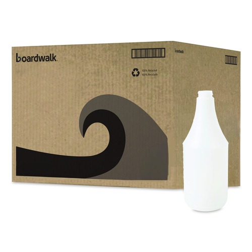 Sprayers & Pumps | Boardwalk 512246 24 oz. Embossed Spray Bottle - Clear (24/Carton) image number 0