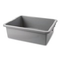 Perforated Roll & Hand Towels | Rubbermaid Commercial FG335100GRAY 7.13-Gallon 21.5 in. x 17.13 in. x 7 in. Bus/Utility Box - Gray image number 1