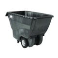 Carts & Trucks | Rubbermaid Commercial FG101300BLA 151 Gallon 1000 lbs. Capacity Plastic Structural Foam Tilt Truck - Black image number 0