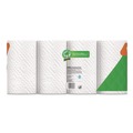 Perforated Roll & Hand Towels | Bounty 80799708 10.5 in. x 11 in. 2-Ply Kitchen Roll Paper Towels - White (24/Carton) image number 2
