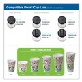 Cups | Dixie 5338CDWR PerfecTouch Individually Wrapped 8 oz.Paper Hot Cups - Coffee Haze Design (50/Sleeve, 20 Sleeves/Carton) image number 4