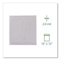 Hand Sanitizing Wipes | Stout by Envision ZF008C 2 mil 12 in. x 12 in. Seal Closure Bags - Clear (500/Carton) image number 3