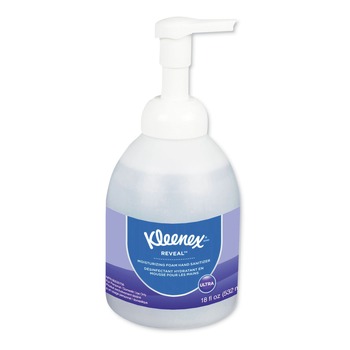  | Kleenex 45826 Reveal 18 oz. Bottle Ultra Moisturizing Foam Hand Sanitizer - Fragrance-Free