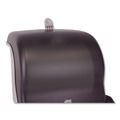 Towel Dispensers | Tork 83TR 12.49 in. x 8.6 in. x 12.82 in. Compact Hand Towel Roll Dispenser - Smoke (1/Carton) image number 5