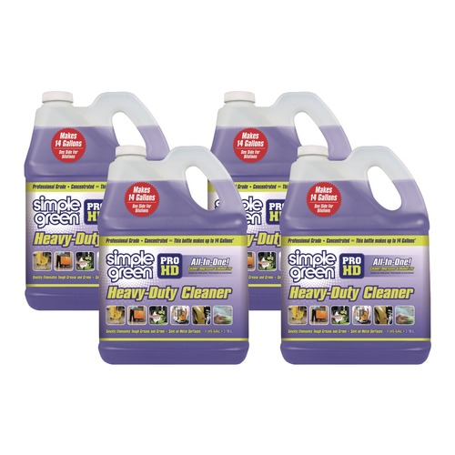 Industrial Cleaning Products | Simple Green 2110000413421 Pro HD 1 gal Bottle Heavy-Duty Cleaner - Unscented (4/Carton) image number 0