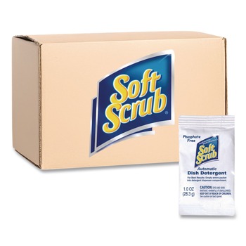 PRODUCTS | Soft Scrub DIA 10006 1 oz. Automatic Dish Detergent Packet - Lemon Scent (200/Carton)