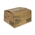 Food Containers & Lids | Pactiv Corp. YCNB09030000 3 Compartment 9.33 in. x 8.88 in. x 3.1 in. EarthChoice SmartLock Microwavable MFPP Hinged Lid Container - Plastic, Black (120/Carton) image number 4
