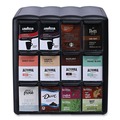 Condiment Organizers | FLAVIA 25200002 15.2 in. x 17.2 in. x 16.3 in. 12-Compartments Four Column Merchandiser - Black image number 5