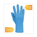Food Service Disposable & Single Use Gloves | Ansell 54422 6 mil Thick 9.5 in. Long Powder-Free G10 2PRO Nitrile Gloves - Medium, Blue (100/Box, 10 Boxes/Carton) image number 4