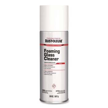 Rust-Oleum 381658 Pro Foaming Glass Cleaner Aerosol 20 oz Aerosol Spray (12/Carton)